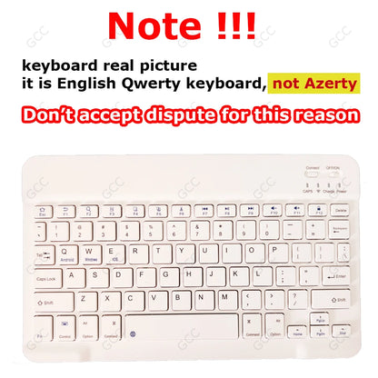 Magnetic Tablet Keyboard for Tablets Bluetooth Rechargeable
