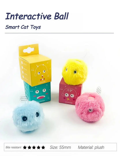 Interactive Sound Balls for Cats Plush and Soft - Smarsty