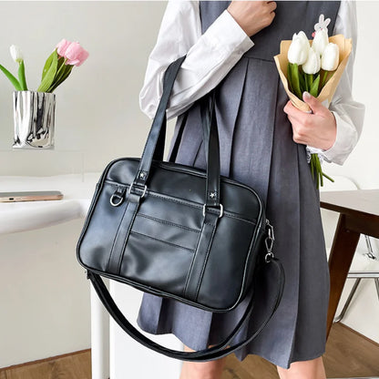 Japanese Style JK Bag Women PU Leather Crossbody Bag - Smarsty