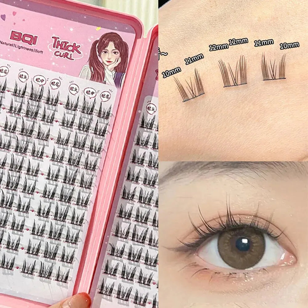 BQI Lazy Cat Elf Eyelashes Book 180pcs Natural Eye Enlargement - Smarsty