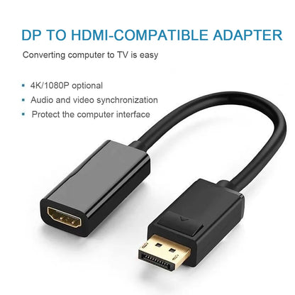 4K DisplayPort to HDMI Adapter for High-Quality Video - Smarsty