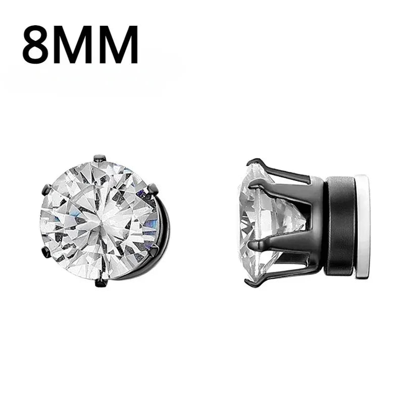 Crystal Strong Magnetic Clip Earrings Non Piercing - Smarsty