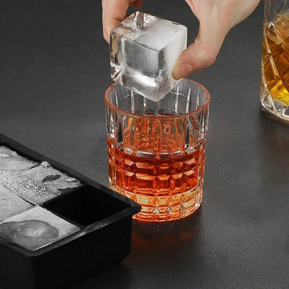 Large Food Grade Silicone Ice Cube Tray Mold - Smarsty
