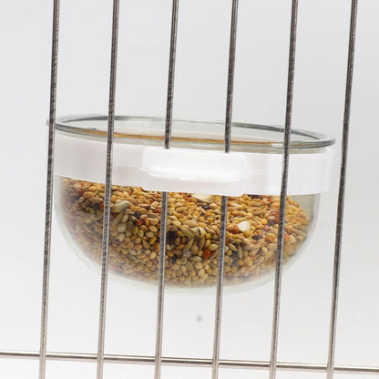 Detachable Plastic Bird Feeding Bowl with Convenient Hanging Design - Smarsty