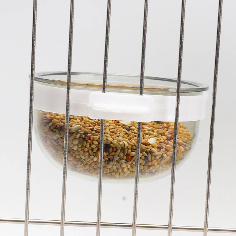 Detachable Plastic Bird Feeding Bowl with Convenient Hanging Design - Smarsty