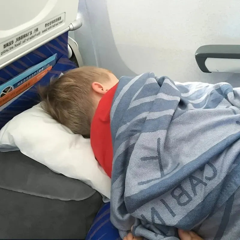 Portable Inflatable Foot Rest Pillow for Comfortable Travel - Smarsty