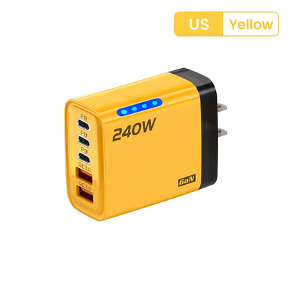 Five Port USB C PD Charger Fast Charge QC3 Multiport - Smarsty