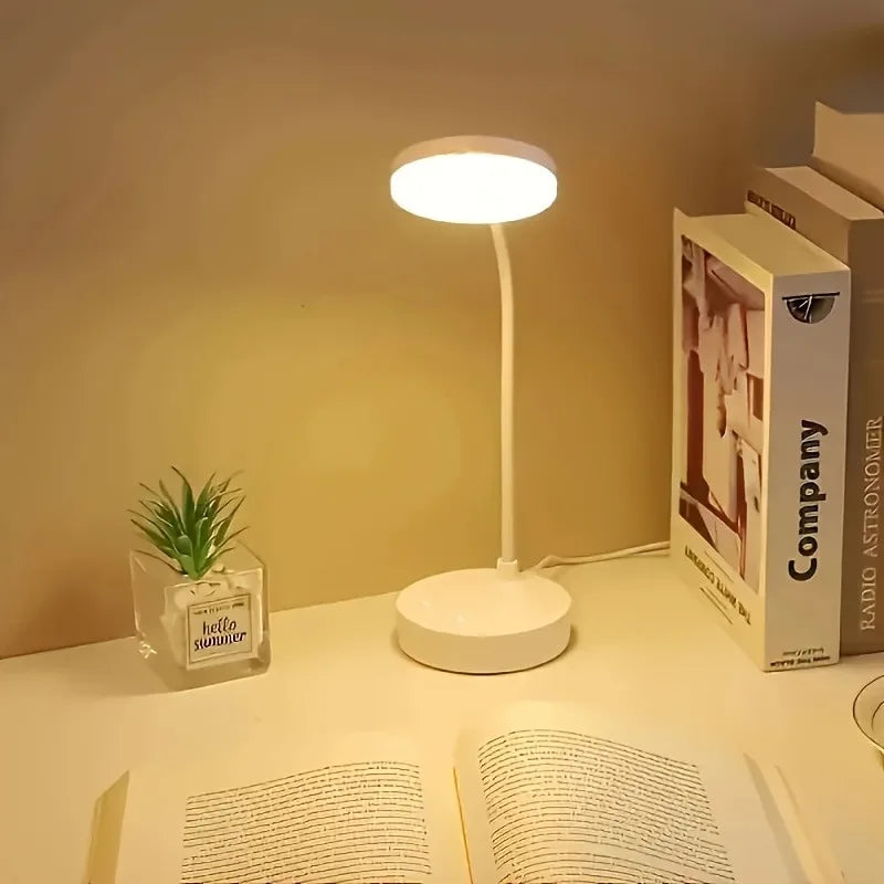 Flexible LED Desk Lamp with 3-Level Dimmer for Eye Care - Smarsty