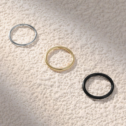 316L Stainless Steel Nose Ring Hoop Hypoallergenic 18G - Smarsty