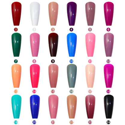 Acrylic Coffin Press On Nails Kit with 576 Pieces - Smarsty