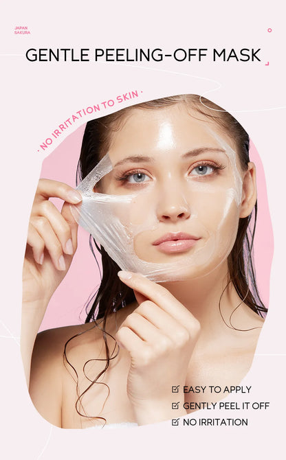 24K Gold Sakura Peeling Face Mask for Anti Aging - Smarsty