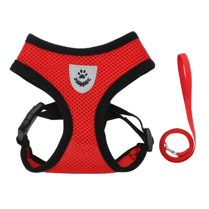 Adjustable Breathable Dog Cat Harness with Reflective Safety - Smarsty