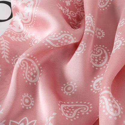 Elegant Silk Floral Hairbands and Neck Scarves - Smarsty