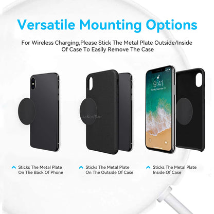 Magnetic Car Phone Holder Metal Plate For Smartphone - Smarsty