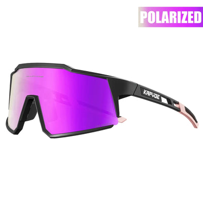 Kapvoe Cycling Glasses Polarized MTB Road Bike Glasses UV400 Protection Sunglasses Ultra Light Sport Eyewear Equipment by Smarsty