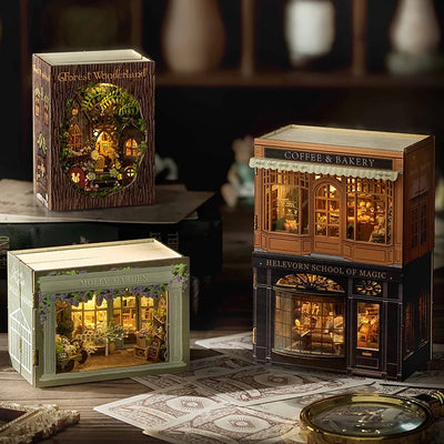 Wooden Miniature Doll House 3D Puzzle Assembly Building Model Kit Small Room Toys Home With Furniture Lighting Wooden Craft Gift by Smarsty
