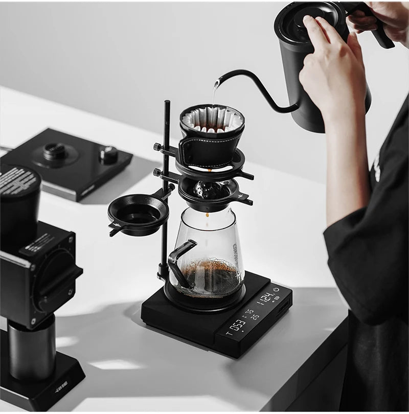 MHW-3BOMBER Cube Coffee Scale 3.0 Pro Max Digital Kitchen Coffee Scale High Precision Flow Rate Big Battery Coffee Accessories