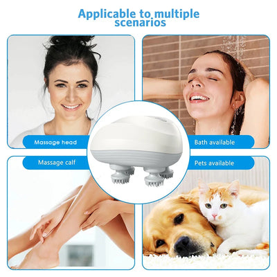 Electric Deep Scalp Massager for Relaxation and Cleanliness - Smarsty