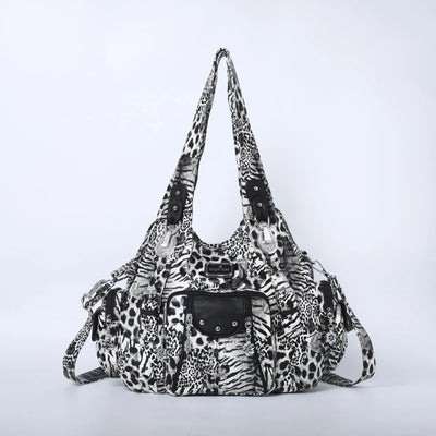 Angelkiss PU Leather Women Shoulder Bag Zipper Closure - Smarsty