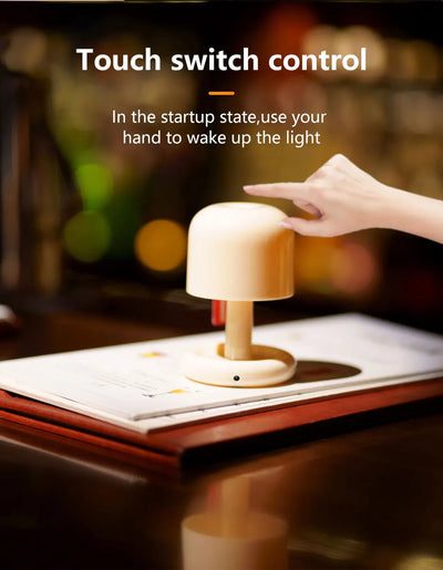 Rechargeable Mushroom Night Light for Cozy Ambiance - Smarsty