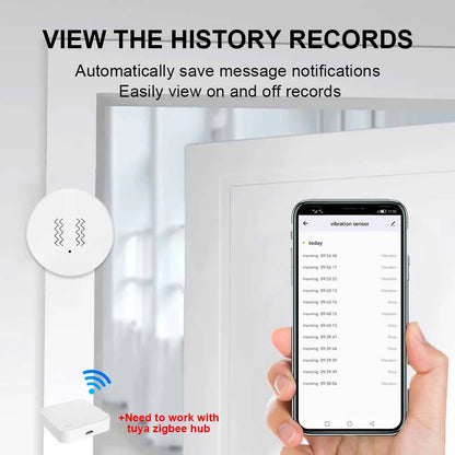 Zigbee Vibration Sensor with Real-Time Motion Alerts - Smarsty