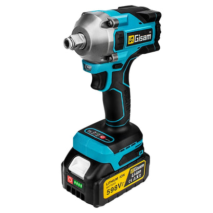 1000N M Brushless Electric Impact Wrench Cordless Power Tool - Smarsty