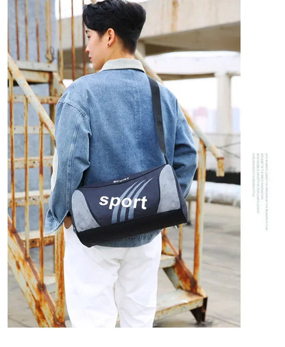 Unisex Gym Bag With Crossbody Strap For Travel And Yoga - Smarsty