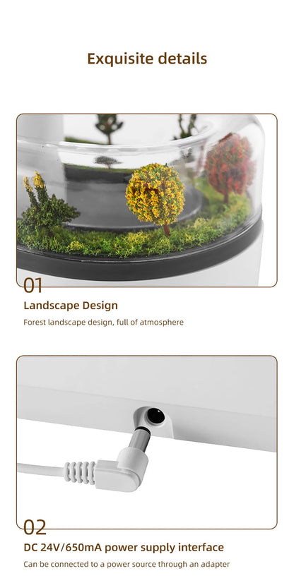 Colorful Ultrasonic Aroma Humidifier With Essential Oil Diffuser - Smarsty