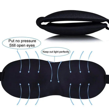 3D Contoured Eye Mask for Ultimate Sleep Comfort - Smarsty