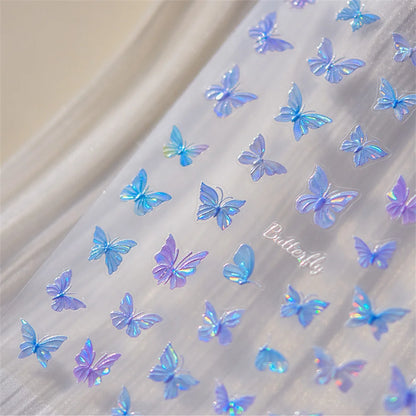 Kawaii Butterfly Nail Stickers for Stunning Manicure Decor - Smarsty