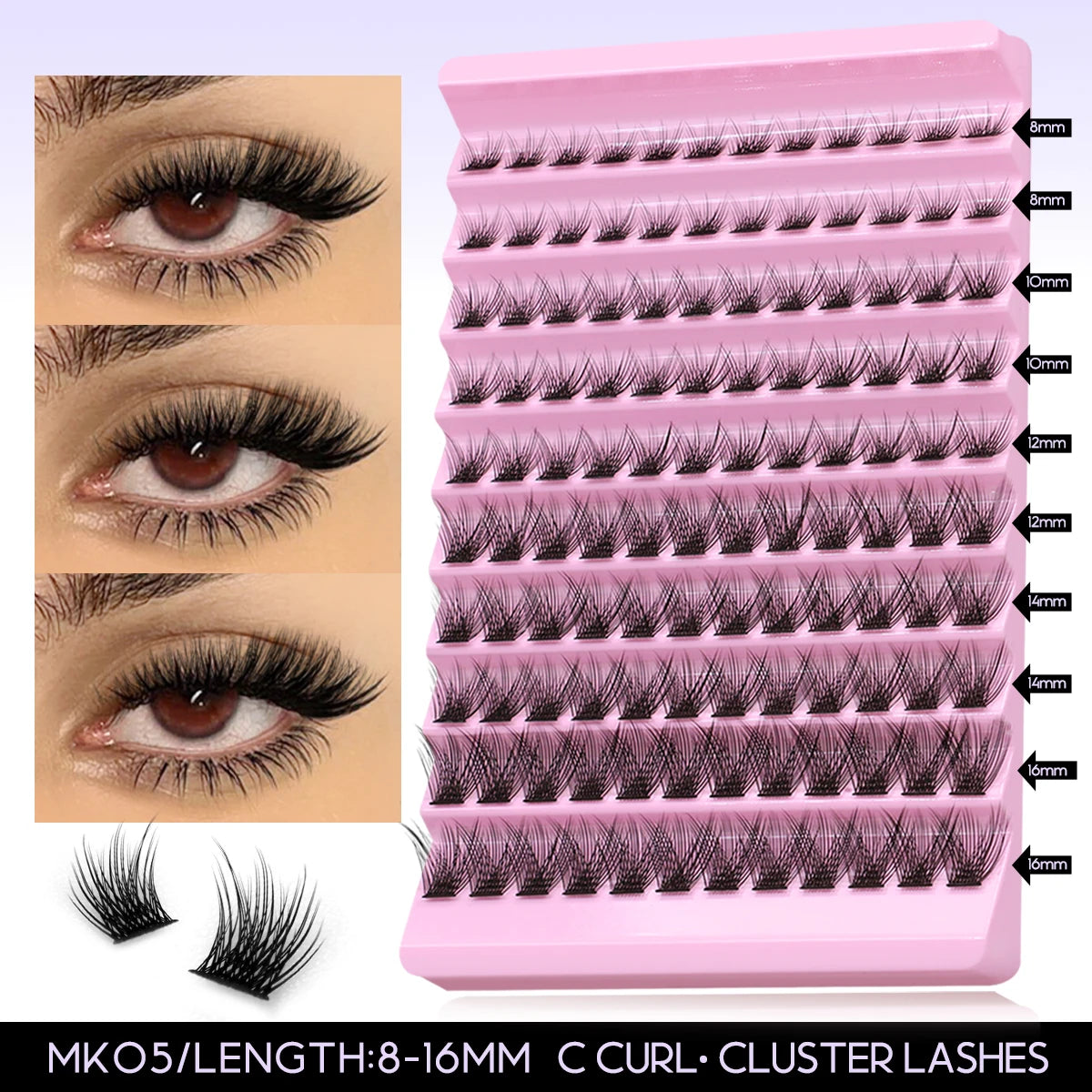 DIY Eyelash Extension Kit for Natural Long Lashes - Smarsty