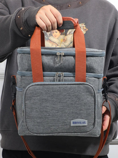 Crossbody Insulated Lunch Bag With Large Capacity Waterproof - Smarsty