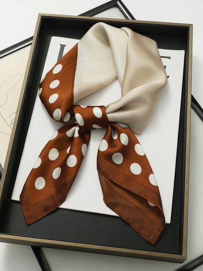 Luxury Silk Satin Scarf for Women with Sun Protection - Smarsty