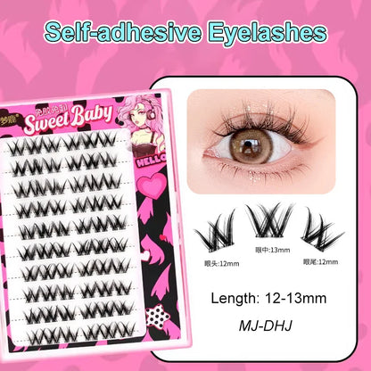Self Adhesive Cluster Lashes for Effortless Application - Smarsty
