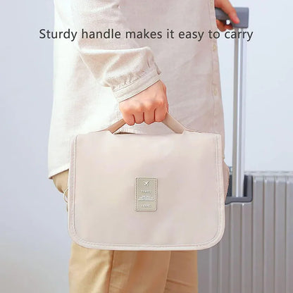 Waterproof Travel Makeup Bag With Hook For Women Toiletries - Smarsty
