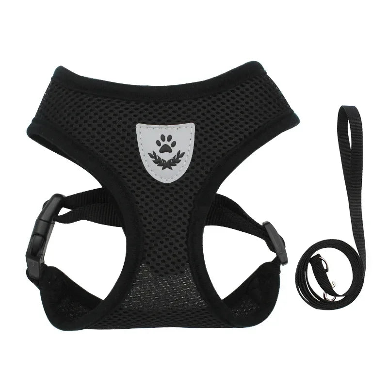 Adjustable Breathable Dog Cat Harness with Reflective Safety - Smarsty
