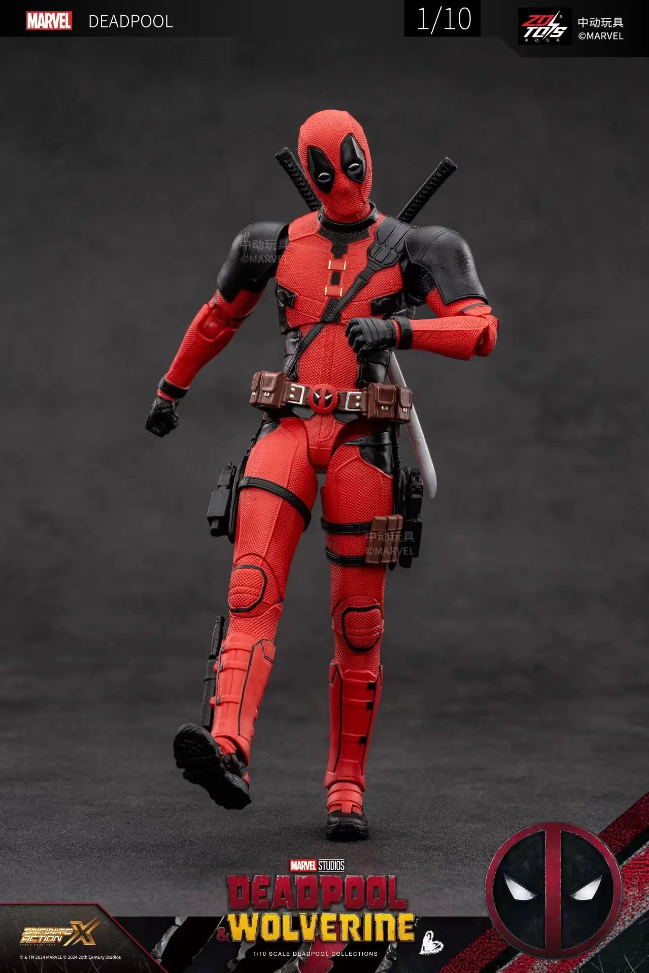 2024 Deadpool & Wolverine Action Figures Movie Version ZD Toy Series Collections Adult Action Figures Kids Gift by Smarsty