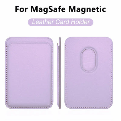 MagSafe Leather Wallet Case With Card Holder For iPhone - Smarsty