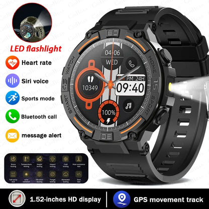 Military Smartwatch for Men with Health Monitoring Features - Smarsty