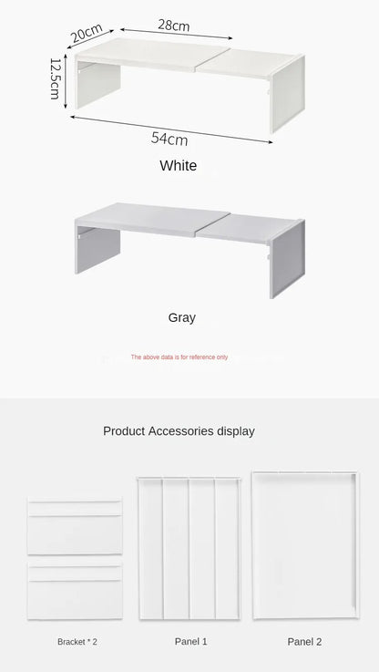 Kitchen Cupboard Organizer Retractable Cabinet Shelf Seasoning Bottle Spice Rack Dish Shelf Kitchen Accessories Storage Rack