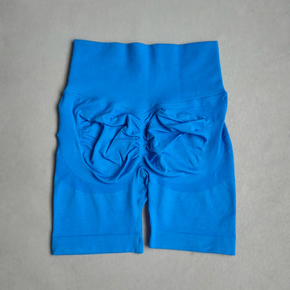 Yoga Shorts Women Sports Shorts Seamless Gym Workout Shorts High Waist Push Up Fitness Sports Shorts Cycling Shorts - Smarsty