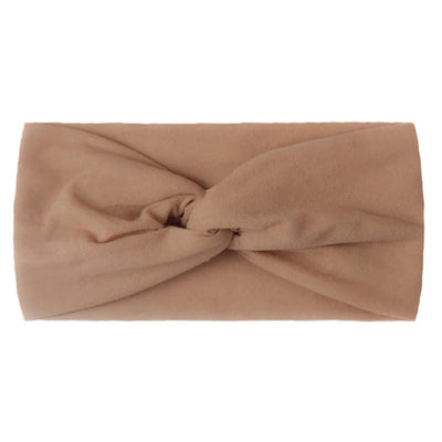 Candy Color Knotted Baby Girl Headband Soft Elastic - Smarsty