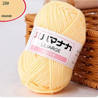 Soft Cotton Knitting Yarn for DIY Baby Sweaters - Smarsty