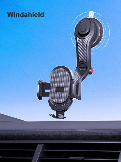 Gravity Car Phone Holder Dashboard Mount One Press Lock - Smarsty