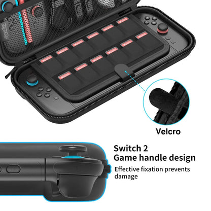 Nintendo Switch 2 Portable Waterproof Carrying Case - Smarsty