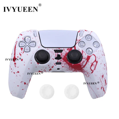 Water Transfer Printing Silicone Case for PS5 Controller - Smarsty