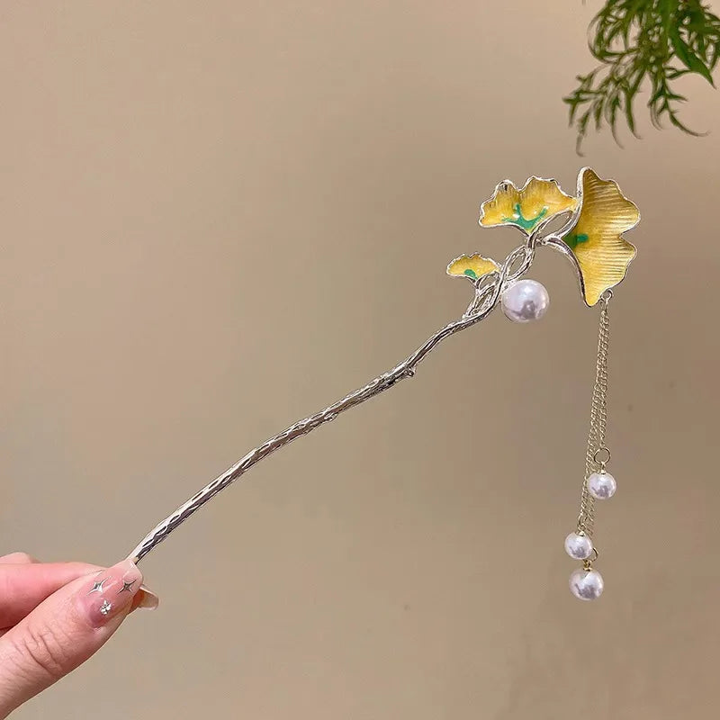 Elegant Flower Tassel Hair Clip for Women - Smarsty