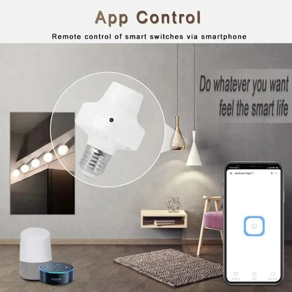 Ewelink E27 Wifi Smart Socket With Voice Control - Smarsty