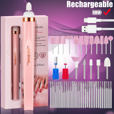 Portable 5 in 1 Electric Nail Drill Set for Professional Manicures - Smarsty