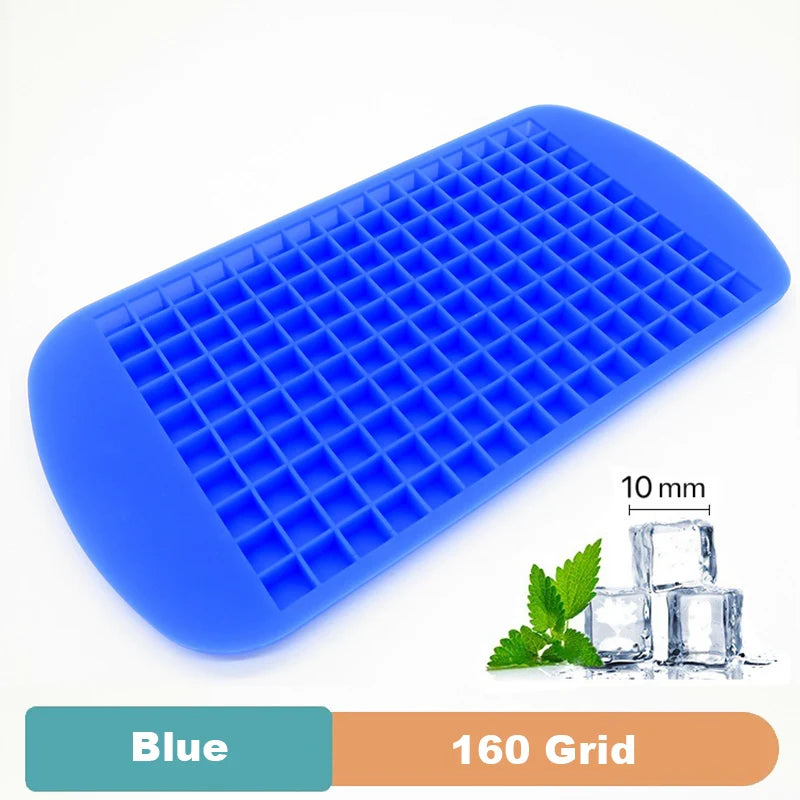 4/6/8/15/160 Grid Big Ice Tray Mold Giant Jumbo Large Food Grade Silicone Ice Cube Square Tray Mold DIY Ice Maker Ice Cube Tray - Smarsty